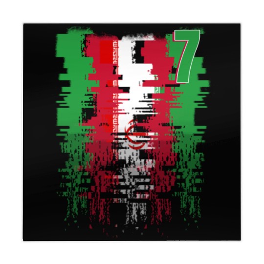 Iran Soccer team Jerseys Iran team 2022 number 7 Mahjong Mats