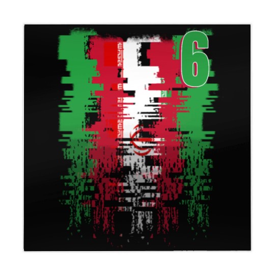 Iran Soccer team Jerseys Iran team 2022 number 6 Mahjong Mats