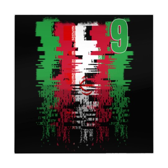 Iran Soccer team Jerseys Iran team 2022 number 9 Mahjong Mats