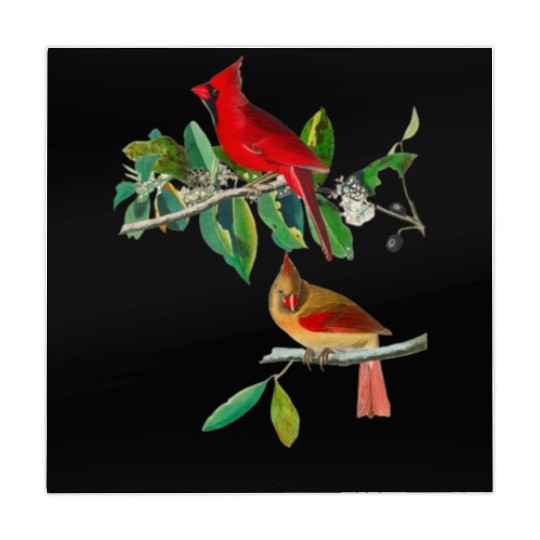Cardinal Grosbeak from Birds of America Mahjong Mats