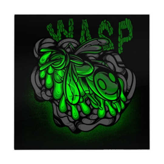 Iron Toxic Neon Wasp Design Mahjong Mats
