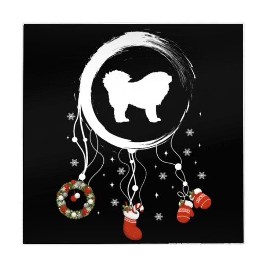 dog dreamcatcher Christmas Tibetan Mastiff Mahjong Mats