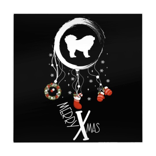 dog dreamcatcher Christmas Tibetan Mastiff Mahjong Mats