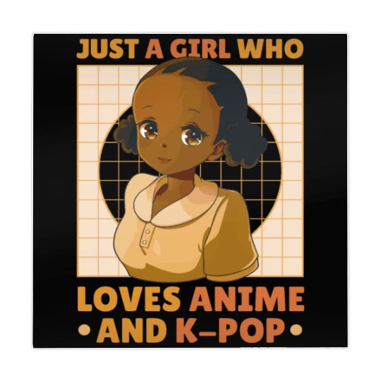 just a Girl Who Loves Anime and K-POP Black Girl Mahjong Mats