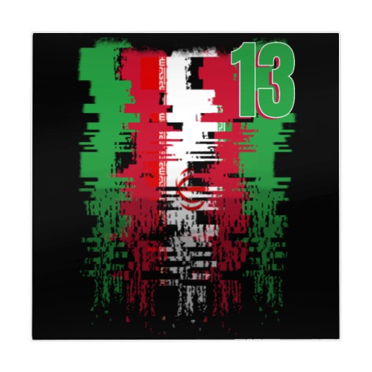 Iran Soccer team Jerseys Iran team 2022 number 13 Mahjong Mats
