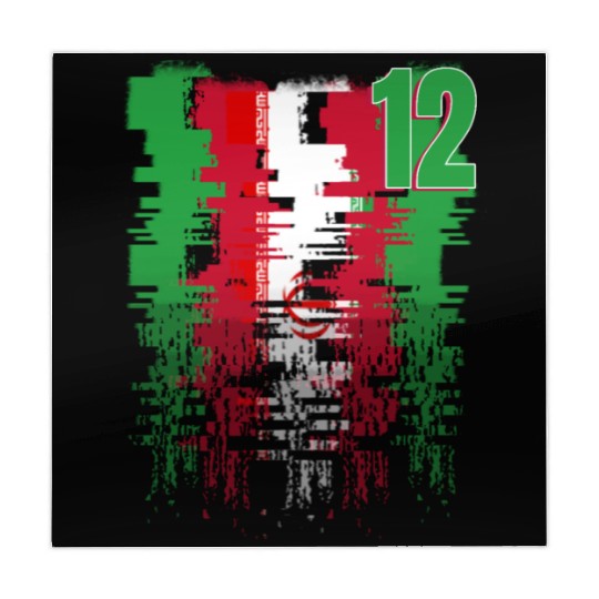 Iran Soccer team Jerseys Iran team 2022 number 12 Mahjong Mats