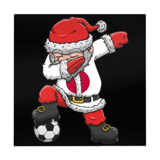 Soccer Boy Dabbing Santa Christmas Jersey Japan Mahjong Mats