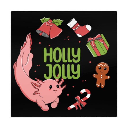 Holly Jolly Axolotl Mahjong Mats