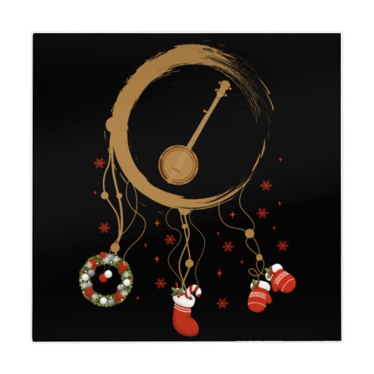 musical instrument dreamcatcher Christmas Banjo Mahjong Mats
