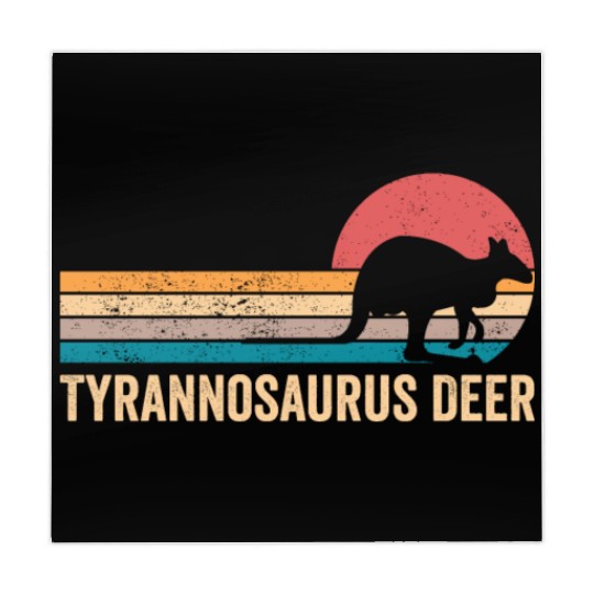 Funny Kangaroo Tyrannosaurus Deer Retro Mahjong Mats