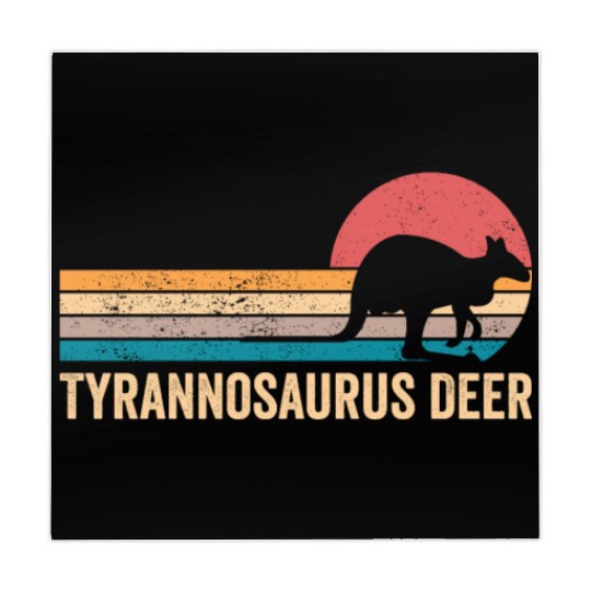 Funny Kangaroo Tyrannosaurus Deer Retro Mahjong Mats