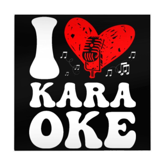 I Love Karaoke Singer Voice Coach Singing Mahjong Mats