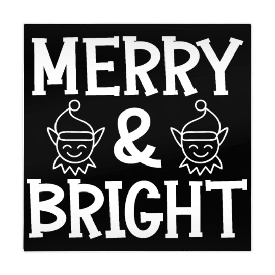 Merry and bright Christmas holiday festive seasons Mahjong Mats