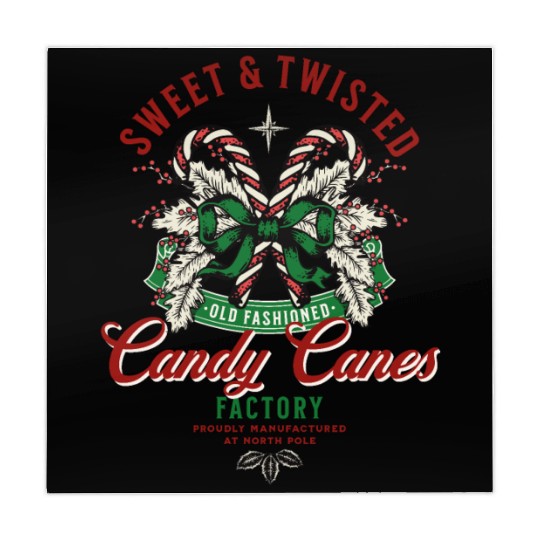 Sweet and Twisted Candy Canes Mahjong Mats