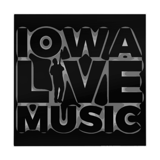 Iowa Live Music Support Gear Ghost Guitar Player Mahjong Mats