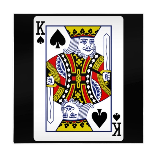 King Of Spades Playing Card Mahjong Mats