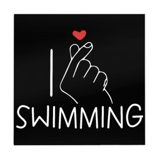 I Love Swimming Swimmer Swim Mahjong Mats