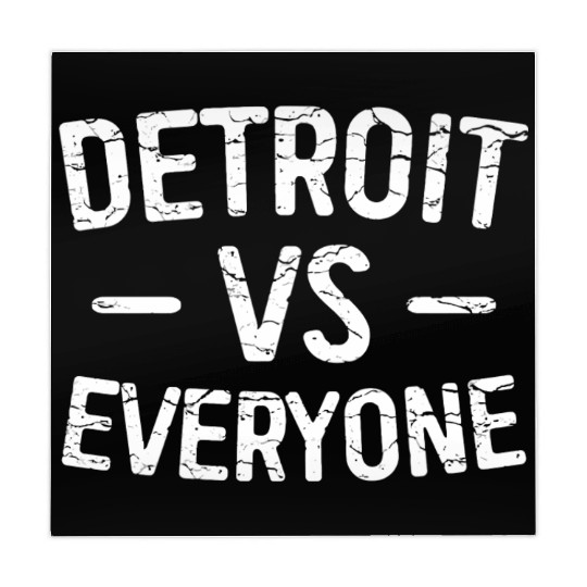 Detroit Vs Everyone Funny Michigan Mahjong Mats