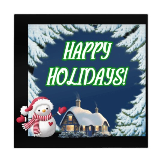 HAPPY HOLIDAYS Green122 Mahjong Mats