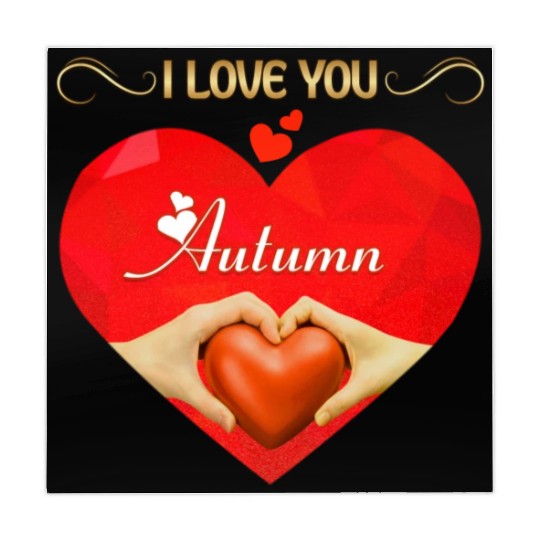 I love you Autumn Mahjong Mats