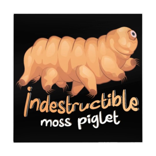Indestructible Moss Piglet Science Tardigrade Mahjong Mats