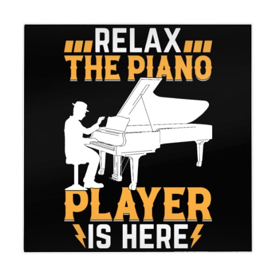 Relax The Piano Player Is Here - Pianist Keyboard Mahjong Mats