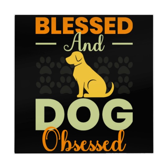 Blessed & Dog Obsessed Owners Pet Lover Gift Ideas Mahjong Mats