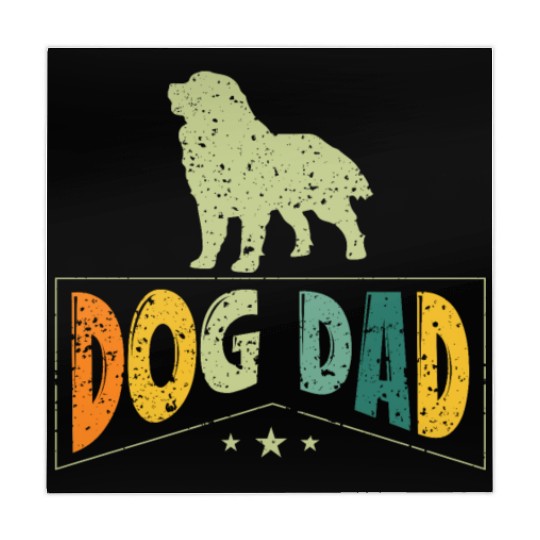 Dog Dad Cute Puppy Dog Owners Pet Lover Gift Ideas Mahjong Mats