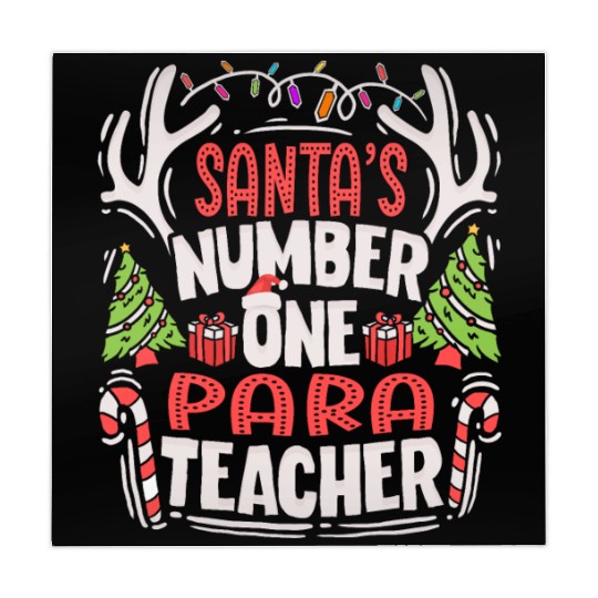 Santas Number One Para Teacher Christmas Mahjong Mats