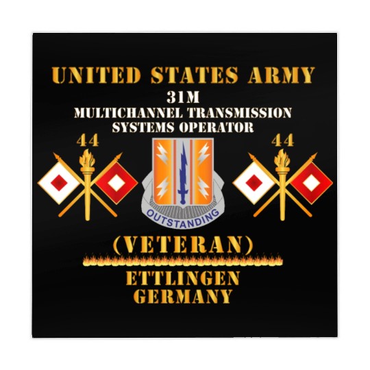 44th Signal Bn 31M US Army Veteran Ettlingen GE Mahjong Mats