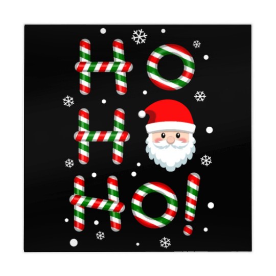 Ho Ho Ho Santa Claus Candy Cane Christmas, Xmas Mahjong Mats
