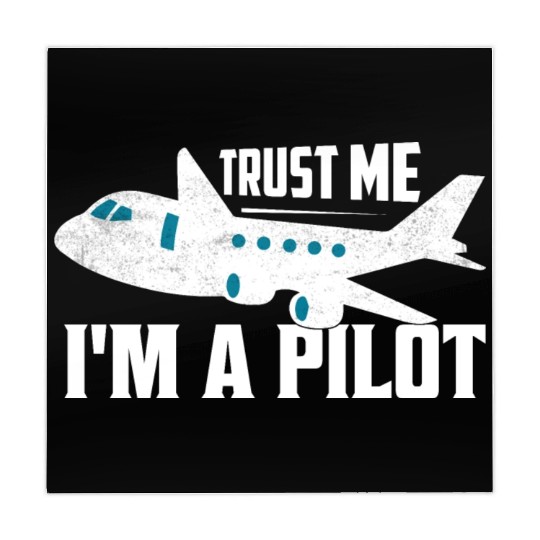 Trust Me I'm A Pilot Aviation Fly Airline Mahjong Mats