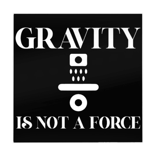 Gravity Not A Force Science Teacher Student Gifts Mahjong Mats