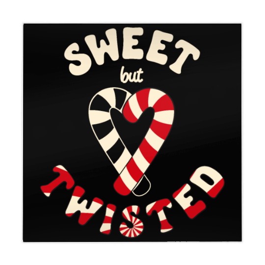 Sweet but twisted candy canes pun Mahjong Mats