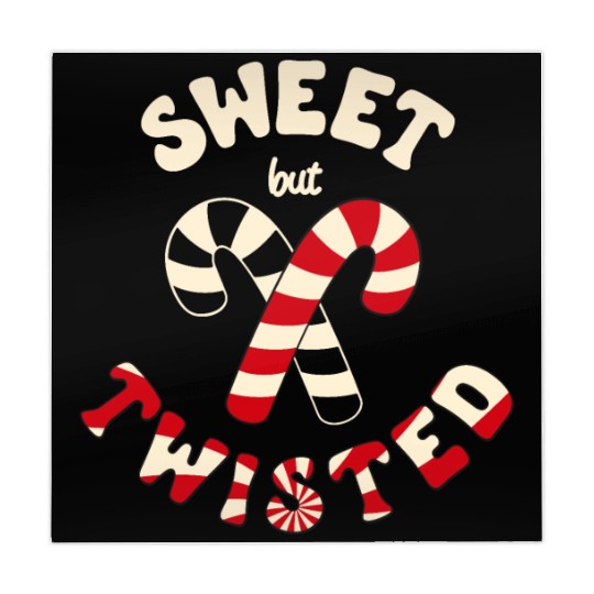 Sweet but twisted candy canes pun Mahjong Mats