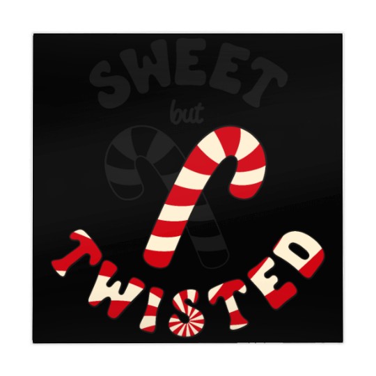 Sweet but twisted candy canes pun Mahjong Mats