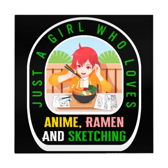 Just A Girl Who Loves Anime Ramen And Sketching Mahjong Mats