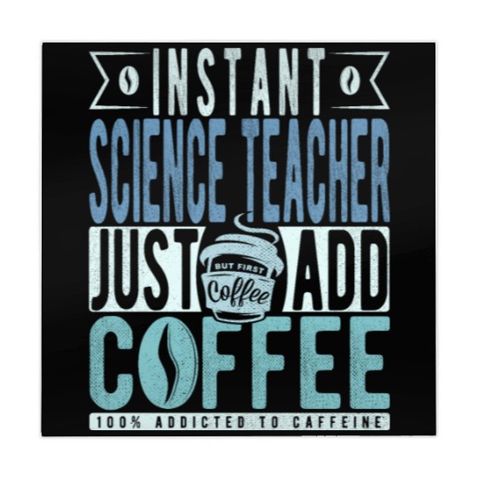 Instant Science Teacher Just Add Coffee Mahjong Mats
