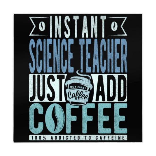 Instant Science Teacher Just Add Coffee Mahjong Mats