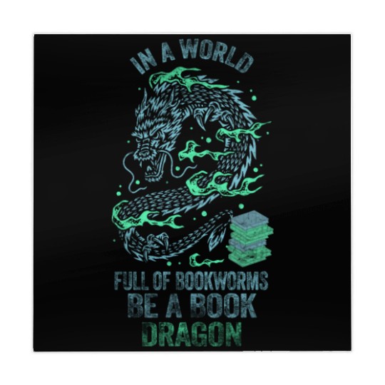 In A World Full Of Bookworms Be A Book Dragon Mahjong Mats