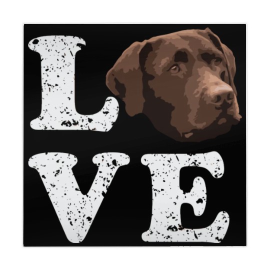I Love My Chocolate Lab Labrador Retriever Dog Mahjong Mats