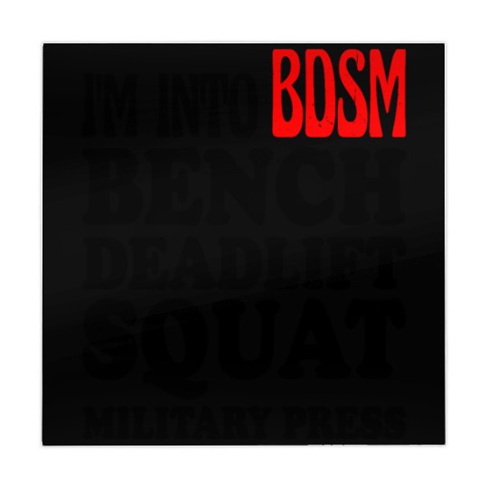 Im Into BDSM Bench Squat Deadlift Military Press13 Mahjong Mats