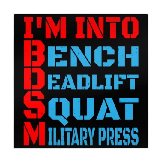 Im Into BDSM Bench Squat Deadlift Military Press14 Mahjong Mats