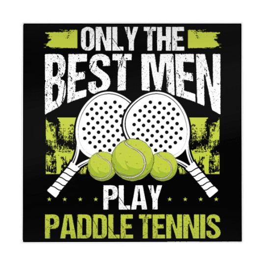 Paddle Tennis Player Match Only the best Men Mahjong Mats