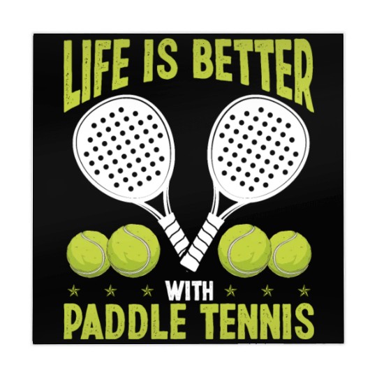 Paddle Tennis Player Match Life is better with Mahjong Mats