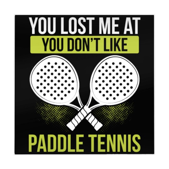 Paddle Tennis Player Match Funny Team Sarcasm Mahjong Mats