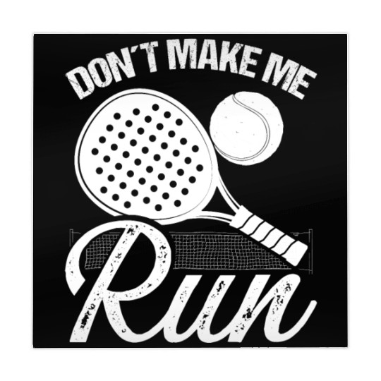 Paddle Tennis Player Match Dont make me run Mahjong Mats