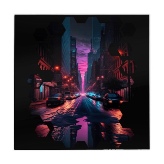 New York Vaporwave Aesthetic Retro Style Love NY Mahjong Mats