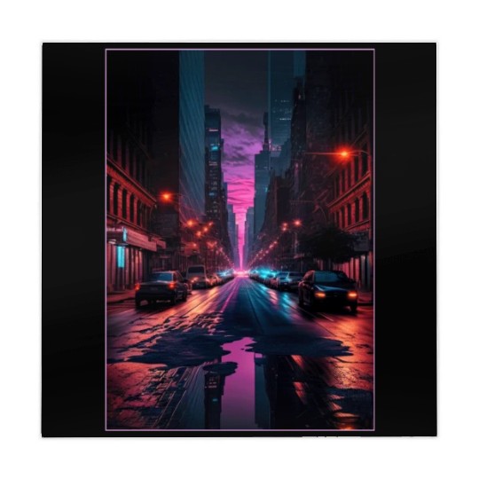 New York Vaporwave Aesthetic Retro Style Love NY Mahjong Mats