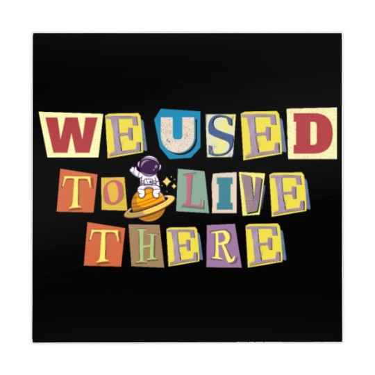 We Used To Live There Cool astronauts on Planets Mahjong Mats